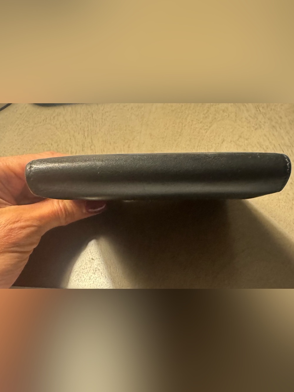 Prada Milano Black Leather Trifold Wallet Made in Italy - Picture 14 of 16
